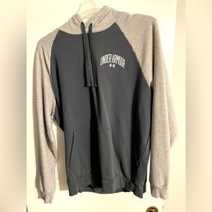 Never worn blue and grey Under Armour hoodie